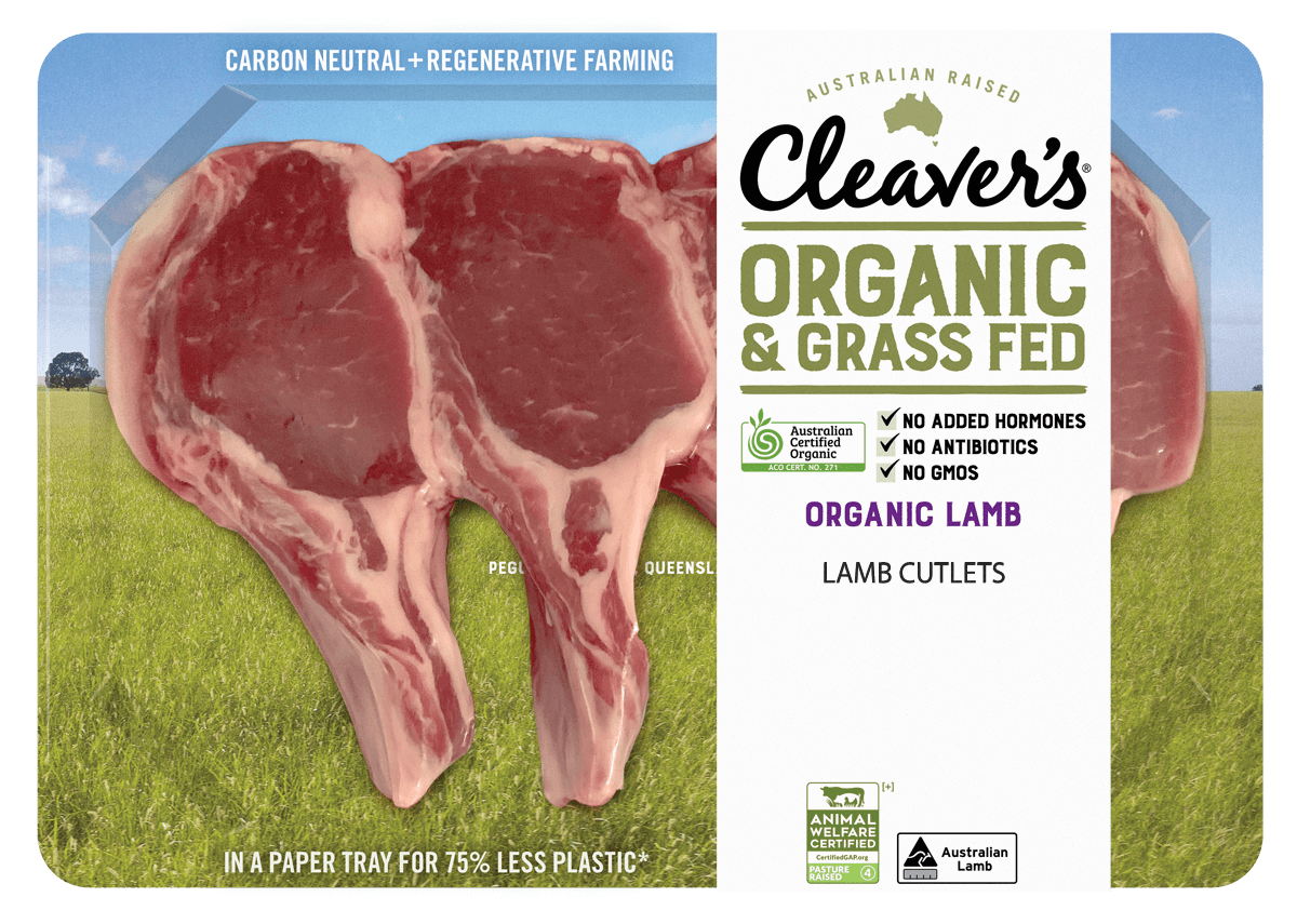 GREEK LAMB CUTLETS Cleaver's Organic